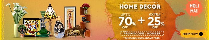  Home Decor: Extra 25% Off