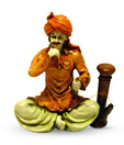 Earth Home Decor Hookah Man
