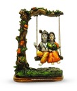 Earth Home Decor Radha Krishna On Swing