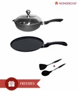 Wonderchef Essenza Inducta Cookware Set With Free Gift