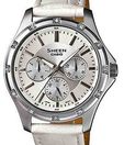 Casio Sheen Leather Strap Watch