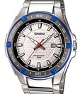 Casio Blue Grey Bezel Watch