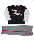 Unikid Black-Grey Night Suit For Kids