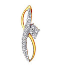 Asmi Radiant Diamond & Gold  Pendant