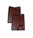 Essart 6-Key Holder With Zipper (Large, Brown) (pack of 2)