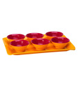 Superware Yellow Pure Melamine Dessert Serving Set- 7 Pcs
