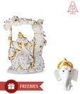 SRMAH Radha Krishna Idol On Swing