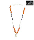 Piebee Multicolor Jade & Agate Necklace