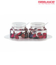 Freelance Red & Purple Jam Jar Set