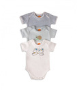 Unamia Comfort Bodysuit Pack Of 3 For Kids