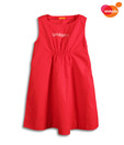 Unamia Royal Red Designer Dress For Kids
