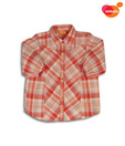 Unamia Orange Checks Top For Kids