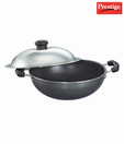 Prestige Omega Select Plus Aluminium Round Base Kadhai 250 mm