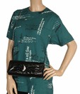 Calvino Black Broach Embellished Clutch