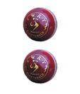 SM Sway Cricket Leather Ball (2 qty)