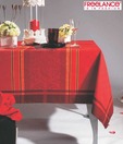 Freelance Plaid Print Red Verona Table Cover