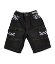 Little Kangaroos Cotton Black Jamaican Short For Kids