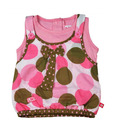 Little Kangaroos Pink Mock Top For Kids