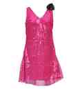 Kilkari Pretty Fuschia Pink Sequins Frock For Kids