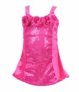 Kilkari Fuschia Pink A-Line Dress For Kids