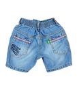 Palm Tree Cotton Blue Barmuda For Kids