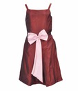 Kilkari Elegant Maroon Silhouette Dress For Kids