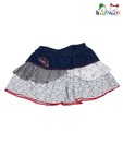 Nauti Nati Layered Skirt With Embroidery For Kids