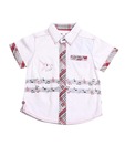 Nauti Nati Rockstar White Cambric Shirt For Kids