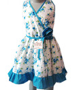 Kilkari Pretty Blue Polpline Dress For Kids