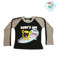 Mr Men Little Miss Grey & Black T-Shirt For Kids