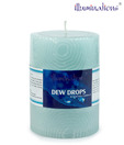 Illuminations Dew Drops Pillar Candle