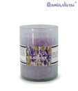 Illuminations Mauve Glass Candle