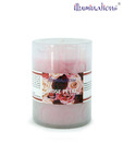 Illuminations Pink Glass Candle