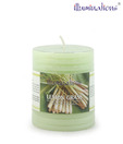 Illuminations Green Pillar Candle
