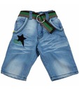 Ruff Light Blue Denim Capri & Belt