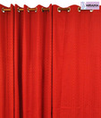 ARIANA Venus Red Window Curtains