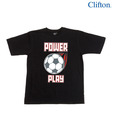 Clifton Black Power Play T-Shirt For Kids