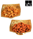AG Square Gold Plated Bowl Set - 2 Pcs