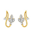 AG Leaf Diamond Earrings