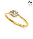 AG 3 Diamond Pear Shape Ring