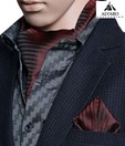 Alvaro Classic Maroon Cravat & Square Pocket Set