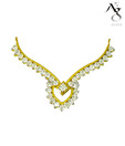 Ag Real Diamond Necklace Style Fascinating Tanmaniya