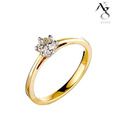 AG Fancy Real Diamond Ring