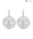 Art Mannia Intricate Round Earrings