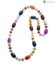 Art Mannia Multicoloured Glass Beads Neckpiece
