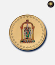 Aarya24kt Vishnu Gold plated coin AR-CN-019