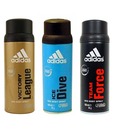 Adidas Victory League + Team Force + Ice Deo (150 ml Each)