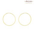 Avsar Gold Alluring Loops Earrings