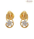 Avsar Gold & Diamond Traditional Earrings