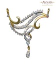 Avsar Real Gold and Diamond Beautiful Fashion Mangalsutra